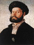 SCOREL, Jan van Portrait of a Venetian Man af Sweden oil painting artist